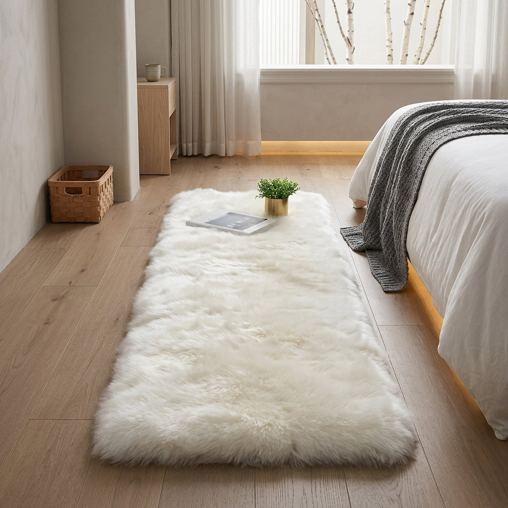Sofa Cover Non Slip Protective Fitted Furniture Protector - white