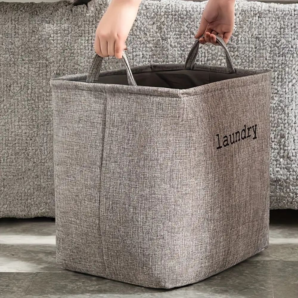 Laundry Basket Foldable with Reinforced Handles