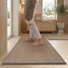 Kitchen Mats Non Slip Comfort Set of Two - gray