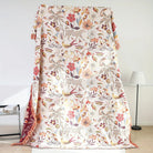 Reversible Blanket Botanical Floral Jungle Design
