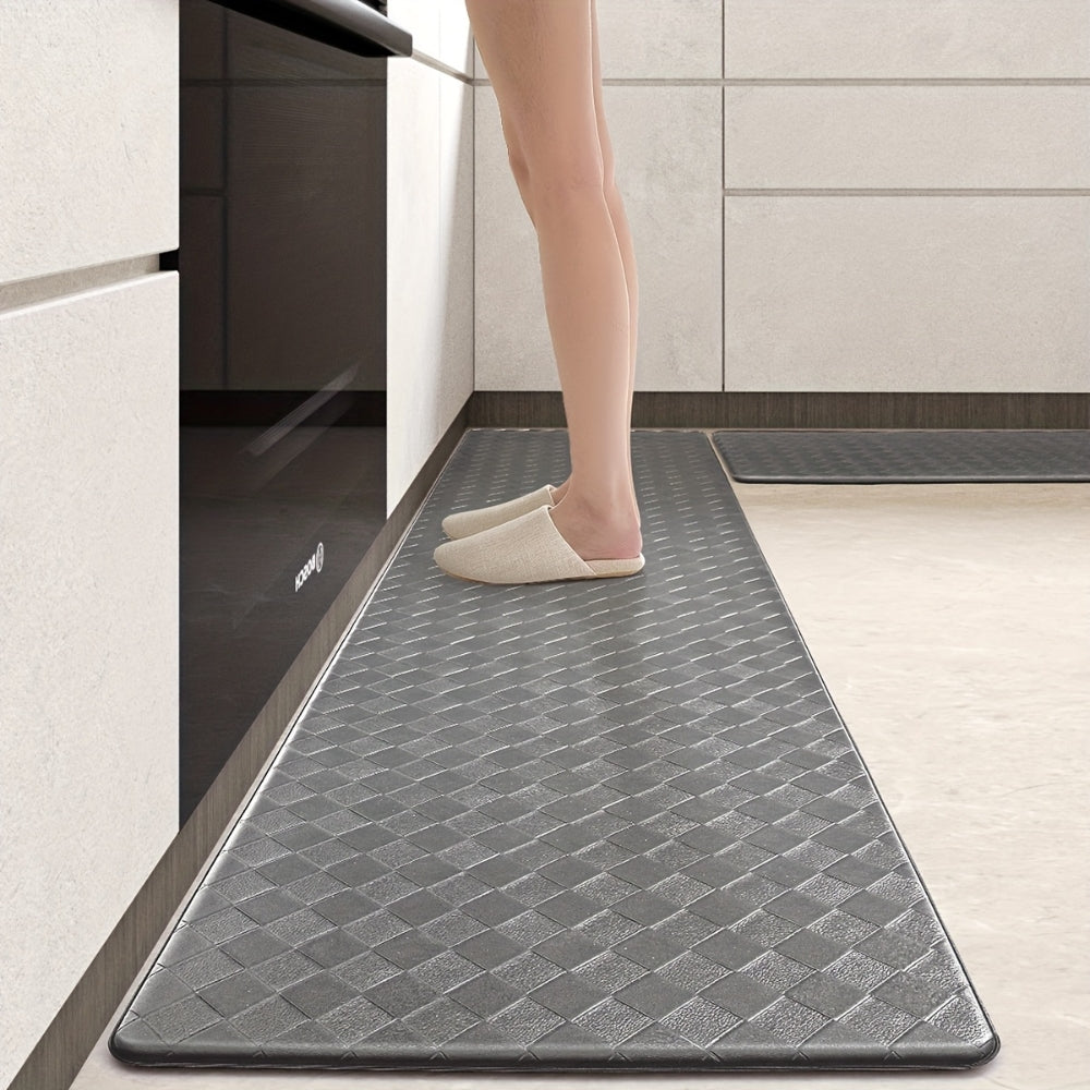 Kitchen Mat Anti Fatigue Cushioned Non Slip Modern