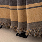 Sofa Cover Reversible Tiger Decorative Fringed Chenille