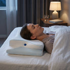 Ergonomic Pillow Memory Foam Neck Support Dual Height