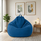 Bean Bag Cover Removable Washable Indoor Seating - blue