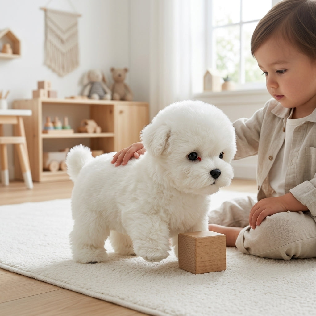 Robot Puppy Interactive Toy Walking Barking Sounds