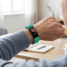 Senior Smartwatch for Health and Fitness Tracking with LED Display - green