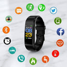 Senior Smartwatch for Health and Fitness Tracking with LED Display