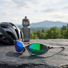 Sport Sunglasses for Men with Polarised Lenses and UV Protection - green