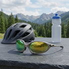Sport Sunglasses for Men with Polarised Lenses and UV Protection - yellow