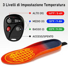 Heated Insoles Wireless Rechargeable with Adjustable Heat Settings