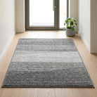 Washable Doormat with Non Slip Base for Entrances - light gray