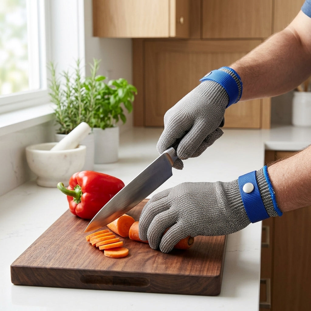 Safety Glove Set with Cut Resistance for Kitchen Use