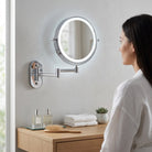 Magnifying Mirror with LED Light for Bathroom Vanity