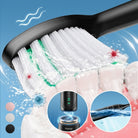 Sonic toothbrush with multiple modes and long battery life