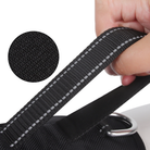 No-pull dog harness with reflective strips and adjustable fit