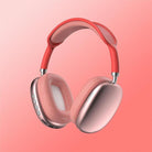 Wireless headphones with ANC and deep bass - pink