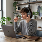 Wireless headphones with ANC and deep bass