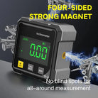Angle finder with magnetic mount and aluminium alloy construction