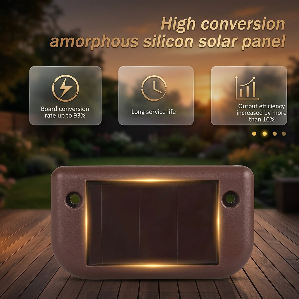 Solar LED wall lights with automatic on off sensor