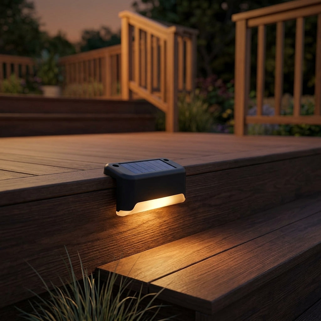 Solar LED wall lights with automatic on off sensor