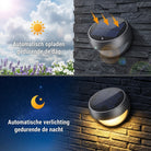 Solar LED wall lights with automatic on off sensor