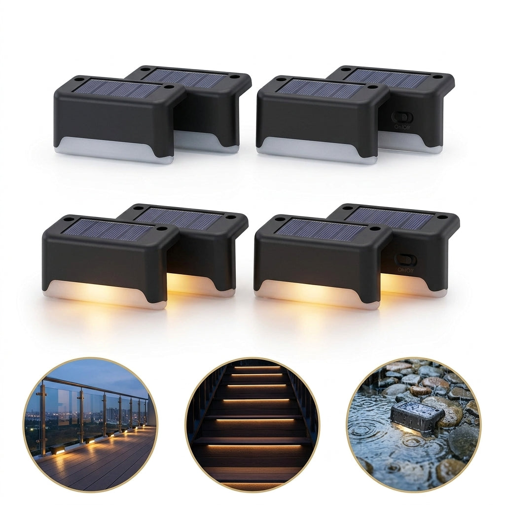 Solar LED wall lights with automatic on off sensor