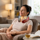 Neck and shoulder massager with TENS pulse and heat