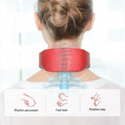 Neck and shoulder massager with TENS pulse and heat