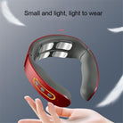 Neck and shoulder massager with TENS pulse and heat