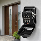 Wall mounted key lock box with combination code - black