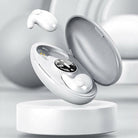 Invisible wireless sleep earbuds with Bluetooth 5.3 connectivity - white