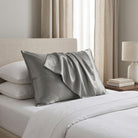 Silk pillowcase with temperature regulating design and hidden zip