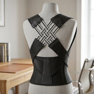 Posture corrector with cross strap design for shoulders