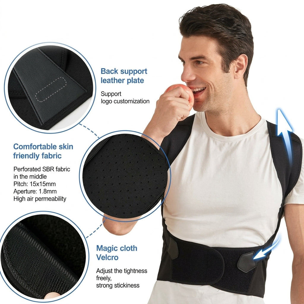 Posture corrector with cross strap design for shoulders