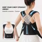 Posture corrector with cross strap design for shoulders