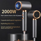 Ionic hair dryer with frizz control for smooth hair