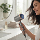 Ionic hair dryer with frizz control for smooth hair