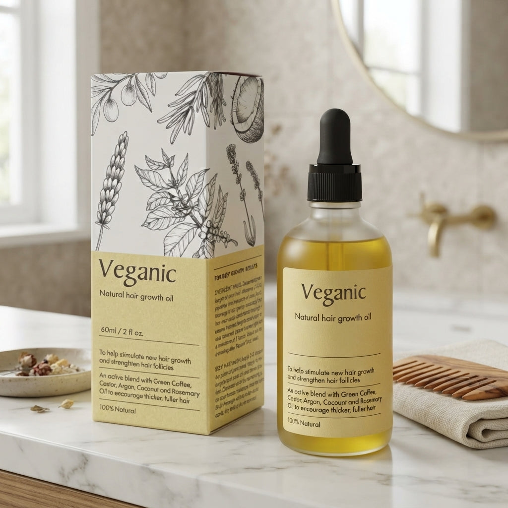 Hair oil for stronger, revitalised hair growth