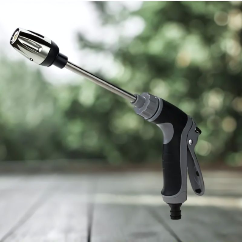Car wash sprayer with adjustable pressure and rust resistant design