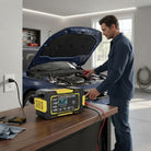 Car battery charger for AGM and lead acid batteries
