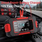 Car battery charger for AGM and lead acid batteries