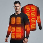 Heated shirt with three temperature settings for winter