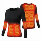 Heated shirt with three temperature settings for winter