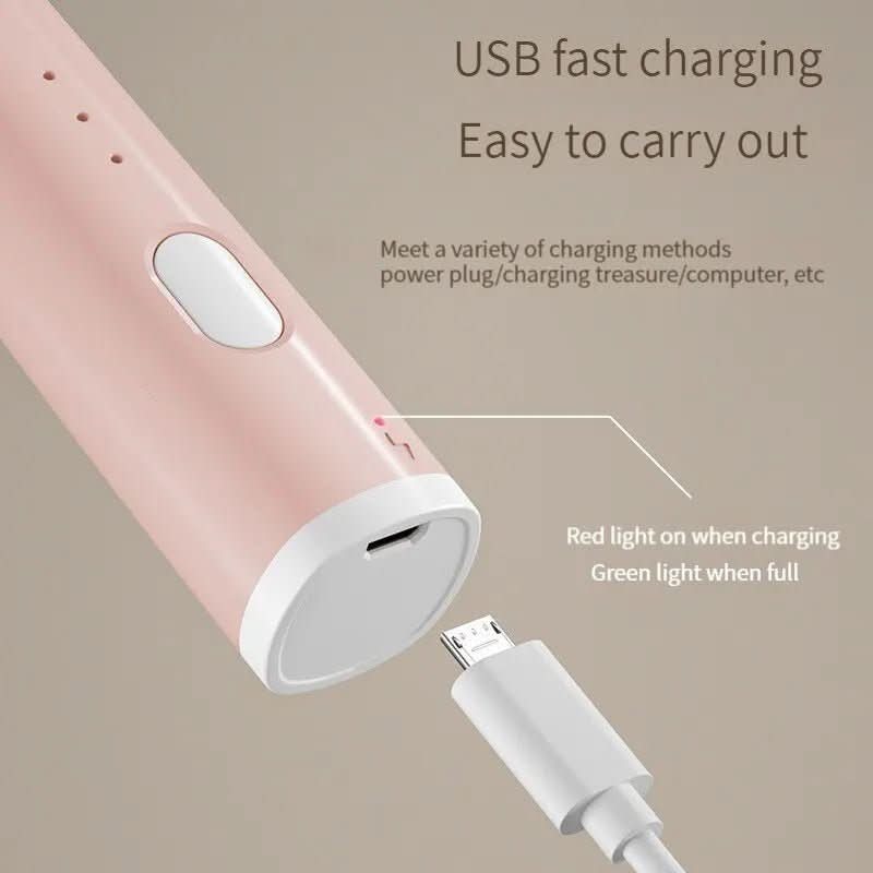 Hand mixer with three speeds and stainless steel whisks
