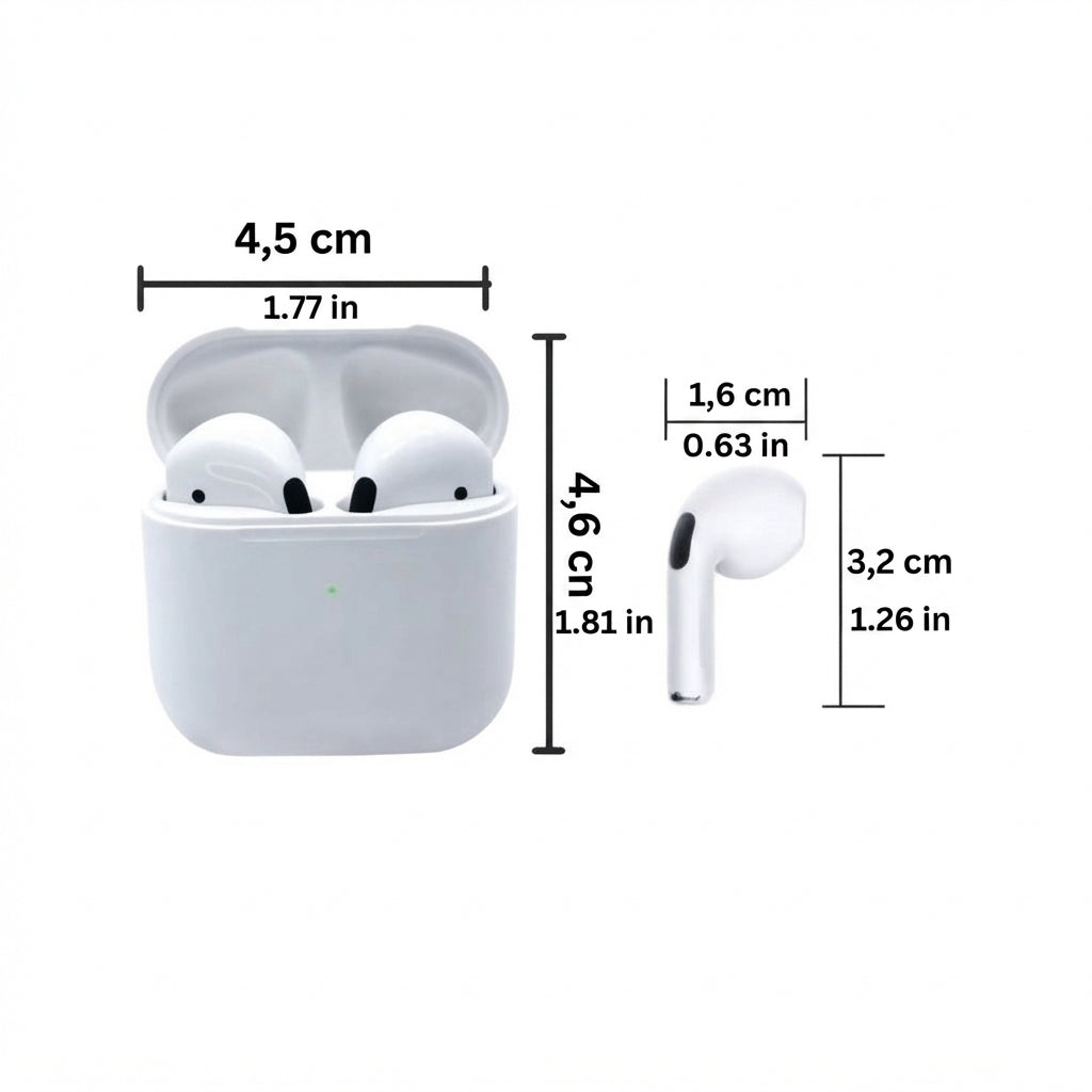 Wireless Earbuds With Stereo Sound And Bluetooth Connectivity