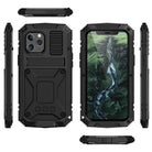 Phone Case With Tempered Glass Screen And Metal Frame