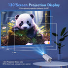 Portable Mini Projector With 4K Resolution And Bluetooth Connectivity