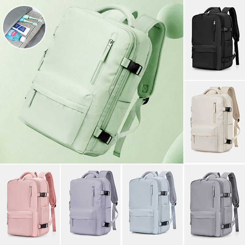 Travel Backpack With Multiple Compartments And USB Charging Port