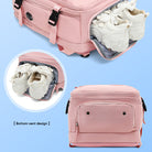 Travel Backpack With Multiple Compartments And USB Charging Port