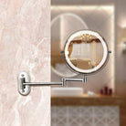 Makeup Mirror With LED Lights And 10x Magnification
